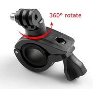 360 Degree Rotation Bike Bicycle Motorcycle Handlebar Handle Bar Mount Holder For Gopro Hero 8 7 6 5 4 SJCAM Camera Essories