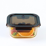 [Bento Box] Bento Box Glass Bento Box Fresh-keeping Box Lunch Box Microwave Lunch Box Separated Bent