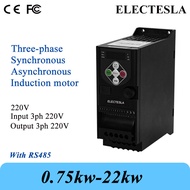 3ph อินพุต0.4KW 22KW VFD 220V เอาต์พุต220V 3ph มอเตอร์แบบซิงโครนัส220V เครื่องควบคุมความเร็วอินเวอร์
