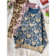 Juleha BRANDED KNIT SWEATER 7 GATE