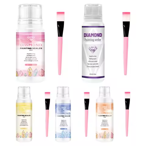 Diamond Painting Sealer 5D Diamond Painting Art Glue Diamond Painting Protectant Sealer Brightener f