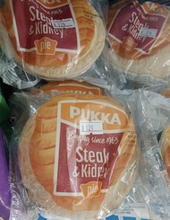 PUKKA PIES Steak & Kidney Pie * 4 PACK * INCLUDES POLY BOX AND FROZEN GEL PACK / 230g x 4 = 920g  UK