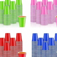 16 Oz Reusable Plastic Cups, Back To School Drinkware For Parties, Beverages, Soda, Punch, BBQ, Picn