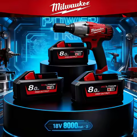 100% New 18V 12.0Ah Milwaukee M18 21700 lithium ion Battery,For Milwaukee 18V M18 48-11-2830 2604-20