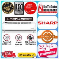 AC SHARP INVERTER 1/2PK AH-X6ZY X6BEY BEY POWERFUL JETSTREAM COOLING AC 0.5PK LOW WATT INVERTER