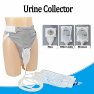 Silicone Urine Collector Bags Adults Urinal with Urine Catheter Bags for Male Female Elderly Urinary