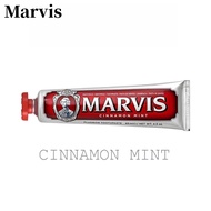 Marvis Toothpaste  Smokers Whitening Toothpaste Cinnamon Mint  Marvis Tootpaste 85ml