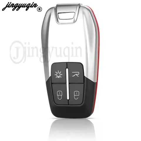 jingyuqin 4 Button Smart Luxury Remote Car Key Shell Case Fob Cover For Ferrari 458 588 488 GTB Uncu