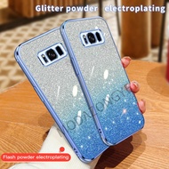 For Samsung Galaxy S8 Plus Case Electroplating Soft Glitter TPU Cellphone Back Cover Luxury Galaxy S8Plus Phone Casing