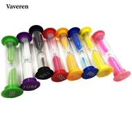 [Vaveren] 8 Pack Sand Timer,Plastic Hourglass Timer,Colorful Sandglass Hourglass Sand