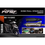PIPE MIO EVO2  MTRT 2V 180CC Stainless