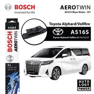 Bosch Wiper Blades | Aerotwin A516S [SET] for Toyota Alphard, Vellfire 01.15 - 12.17