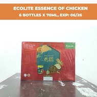 【Expired Clearance】Ecolite Chicken Essence with American Ginseng, Psnax Ginseng & Cordyceps 鸡精 (6 Bo