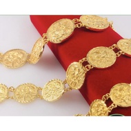 Rantai Tangan / Gelang Budak DUIT SYILING cop916 EMAS KOREA Bracelet MURAH