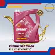 MANNOL ENERGY SAE 5W-30 FULLY SYNTHETIC ENGINE OIL (4L)