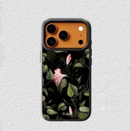 Case iphone 17 16 15 14 13 12 11 Mini Plus Pro Max TPU Rubber Custom Softcase Dramatic Flower Presti