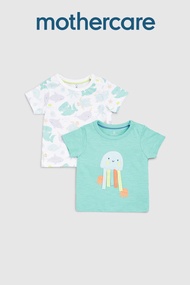 เสื้อยืดเด็กทารก Mothercare Ocean T-Shirts - 2 Pack HD771