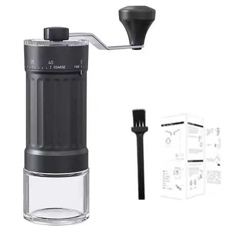 Coffee Grinders for Home Use Manual Coffee Grinder 40 Grind Size Settings Ceramic 2.0 Burr Portable 