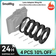 SmallRig Lens Adapter Ring Kit for Matte Box with Filter Thread for CPL Filter ND Filter, 52mm/ 55mm