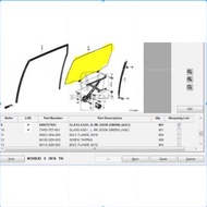 (ของแท้) 73400-TE7-K02 กระจกประตู หลังขวา หรือ ซ้าย Honda Mobilio  BRV  ฮอนด้า โมบีลิโอ ปี 2015 - 20