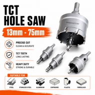 {READY STOCK} 13MM-75MM TCT HOLE SAW. SS Hole Saw. TCT Hole Saw. Wood Hole Saw. Metal Hole Saw. 13mm