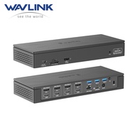 Wavlink 18-in-1 USB-C Connection Station Displaylink Chip 4 DP/HDMI 2.5G Network Charging 100W USB3.