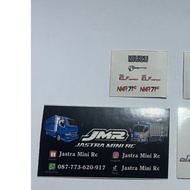 1 plastic truck sticker nmr 71