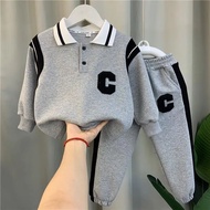Boys Autumn Set 2023 New Baby Autumn Clothing Korean Version Handsome Sports Childrens Wear