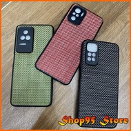 Faux rattan fabric case for Realme GT Q2 Q2 pro Realme 7i Realme 7 pro C11 C12 C15 C17 V5 Realme