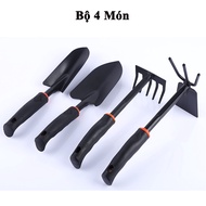 Bộ Dụng Cụ Làm Vườn Chăm Sóc Cây Cảnh Mini KUNBE 4 Món Đa Năng Loại To Chắc Chắn