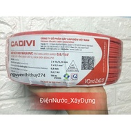 Dây Điện Đôi Cadivi 2X0.5Mm2 ( 2X16 ) - 1 Cuộn 100 Mét