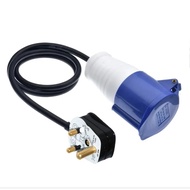 {fast delivery} 16amp ceee socket to 3pin round plug