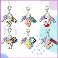 YT3 IVE Yujin Acrylic Keychain Support Stick Pendant Cartoon Gaeul Bags Accessories Star Peripheral