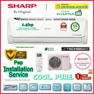 Sharp R32 Inverter Aircond AHX12VED2 &amp; AUX12VED 1.5hp J-Tech Inverter Air Conditioner ((5 Star Energy Rating))