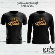 Kedah Jawi Tshirt Jersey Microfiber | Baju Cotton 100%