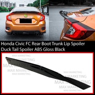 HONDA CIVIC FC FK7 2015-2021 REAR V-LIP &amp; DUCK TAIL &amp; REAR ROOF SPOILER ABS SKIRT LIP BODYKIT