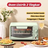 Oven Listrik Mini Microwave 12L Multifungsi/Oven Listrik low Watt•ICM•