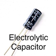READY STOCK Electrolytic Capacitor 50V ~ 0.1uf 0.22uf 0.33uf 0.47uf 0.68uf miniature capacitor