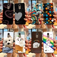 Matte Case for LG X4 Plus X4+ K10 K11 Plus 2018 K30 Silicone Black heart Phone Cover for lg k10 k11 
