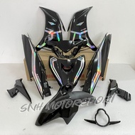 Custom Cover Set YAMAHA LC135 Chrome (152) Black For LC135 V2 V3 V4 V5 V6 V7