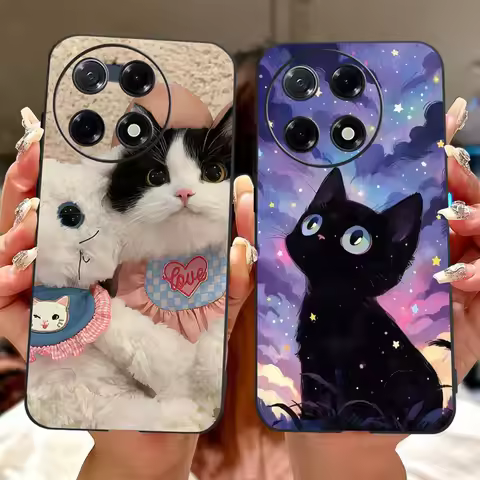 New Design Phone Case For Tecno Camon 30S Pro Camon30S CLA5 CLA6 Black Silicon Soft TPU Back Cover F