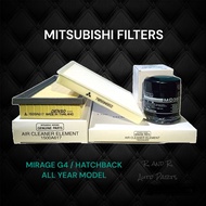 3in1 AIRCON FILTER / AIR FILTER / OIL FILTER FOR MITSUBISHI MIRAGE G4 HATCHBACK FILTER ALL YEARMODEL