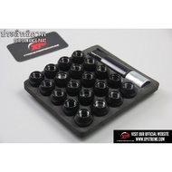 RAYS WHEEL NUT 1.25 SHORT BLACK