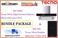 TECNO HOOD AND HOB FOR BUNDLE PACKAGE ( KD 3088 &amp; TIH 300 ) / FREE EXPRESS DELIVERY