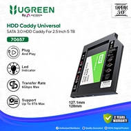 UGREEN 70657 SATA HDD SSD Caddy Slim 9.5mm Hard Disk 2.5" 5TB Case Casing Hard Disk Drive Solid Stat