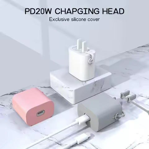 Simplicity iPhone Charger Protector Case 18W/20W Charger Cover Anti Break Scratch Proof Charger Cabl