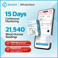 BUZUD Blood Sugar Monitor  Continuous Glucose Monitoring System 2.0 CGM Blood Glucose Monitor Blood 
