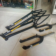 Frame batangan + fork sepeda BMX Haro chromoly v brake maupun ubrake