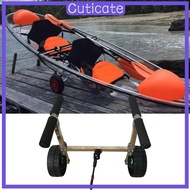 [CUTICATE] Kayak Trolley with Support Stand Kayak Carrier Cart Kayak Carrier Kayak Cart for Carrying Kayaks Paddle Boards Transport