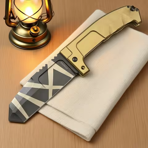 EXTREMA RATIO - Classic Design Folding Knife, Aluminum Handle, N690 Steel, Emergency Camp Knife for 